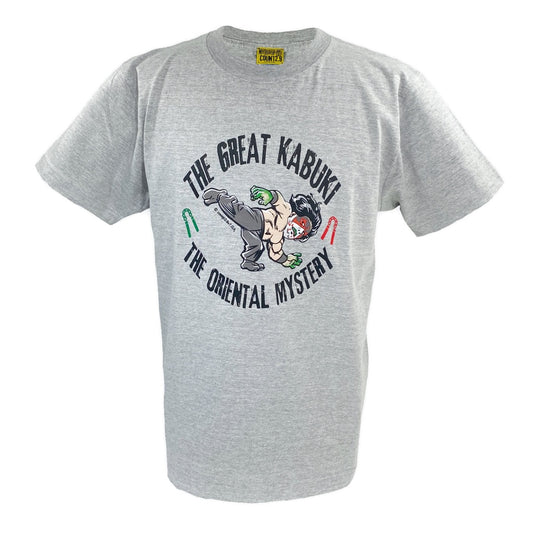ザ・グレート・カブキ The Oriental Mystery Tシャツ (グレー)