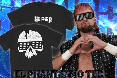 【クリアランスセール】エル・ファンタズモ「HDBNGR」Tシャツ(ブラック×ホワイト)