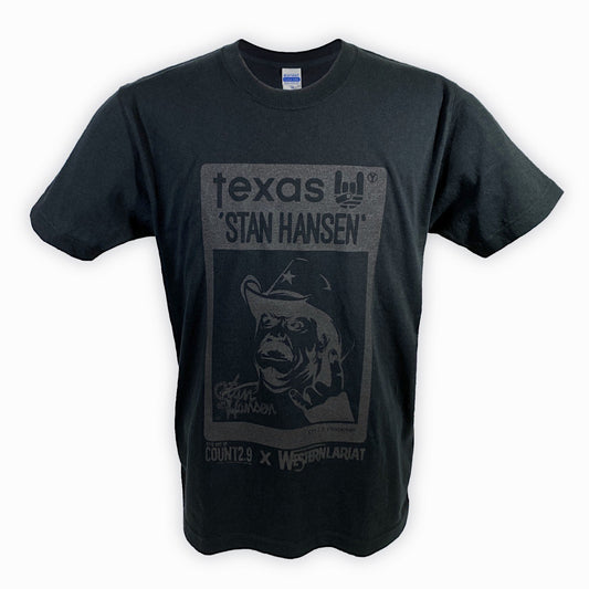 スタンハンセン × Count2.9 Tシャツ (ブラック×ブラック)