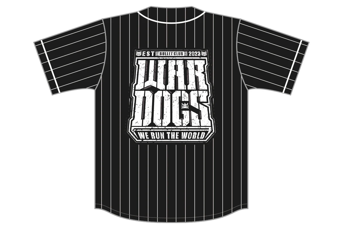 BULLET CLUB WAR DOGS「DPSCM」べースボールシャツ