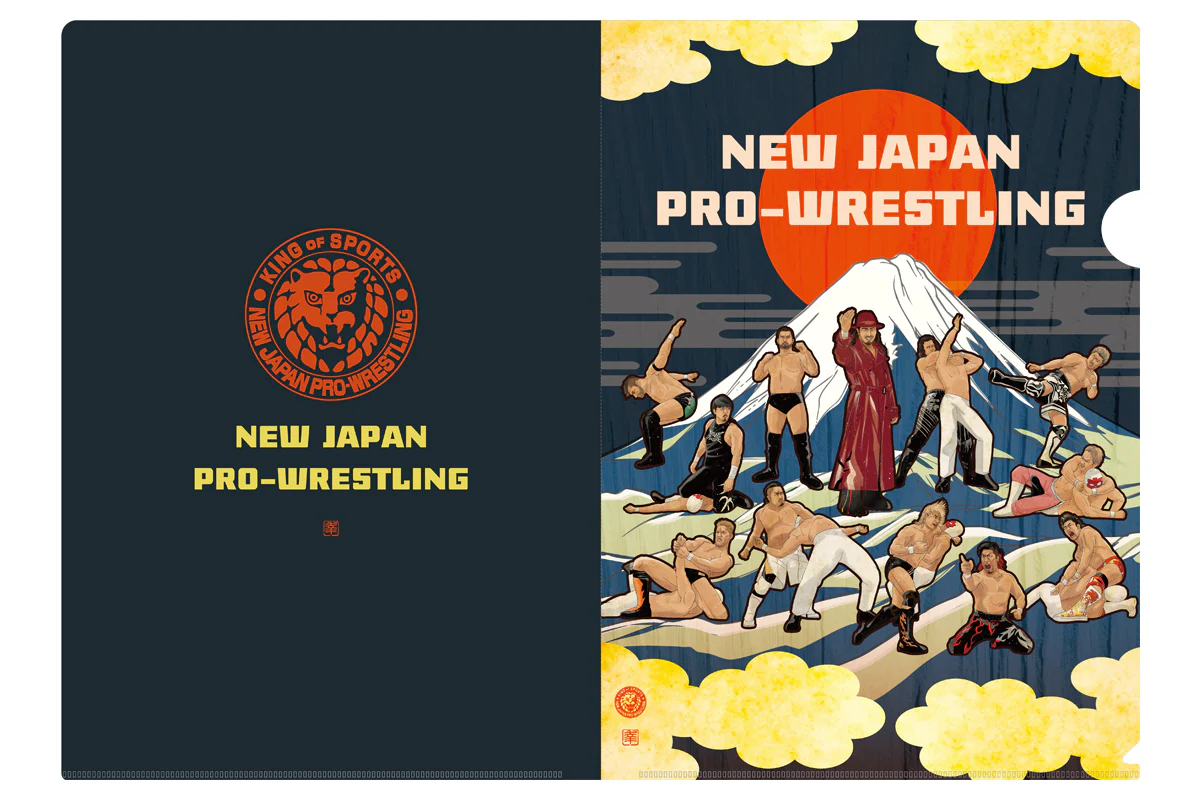 NEW JAPAN PAINTING」クリアファイル＆フレークシールセット(太陽と