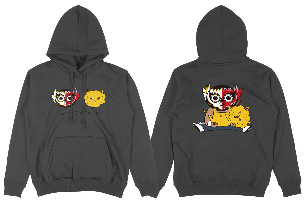 エル・デスペラード × 川尻こだま コラボパーカー（スミ） – プロレス