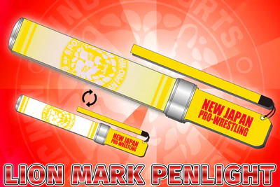 ライオンマーク ペンライト(イエローxレッド)
