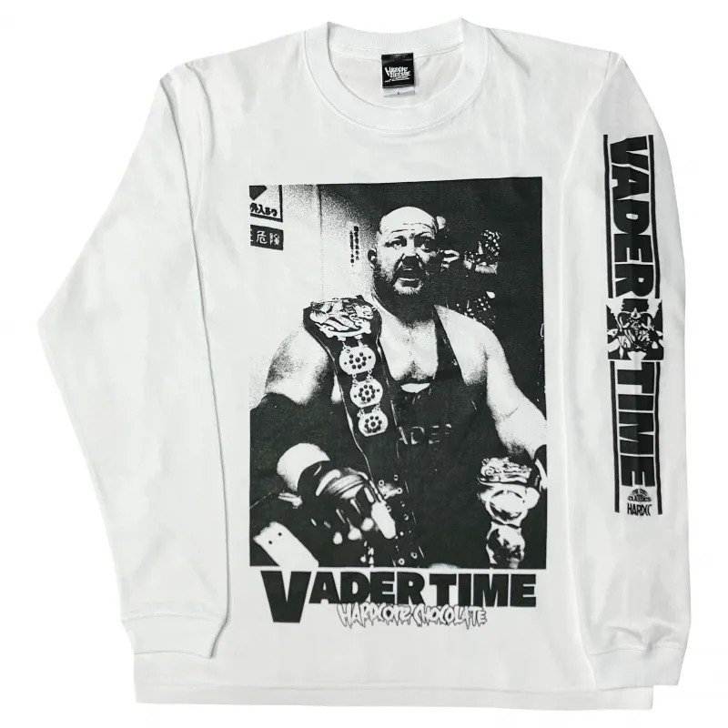 ビッグバン・ベイダー/ロングスリーブTシャツ(三冠ホワイト)