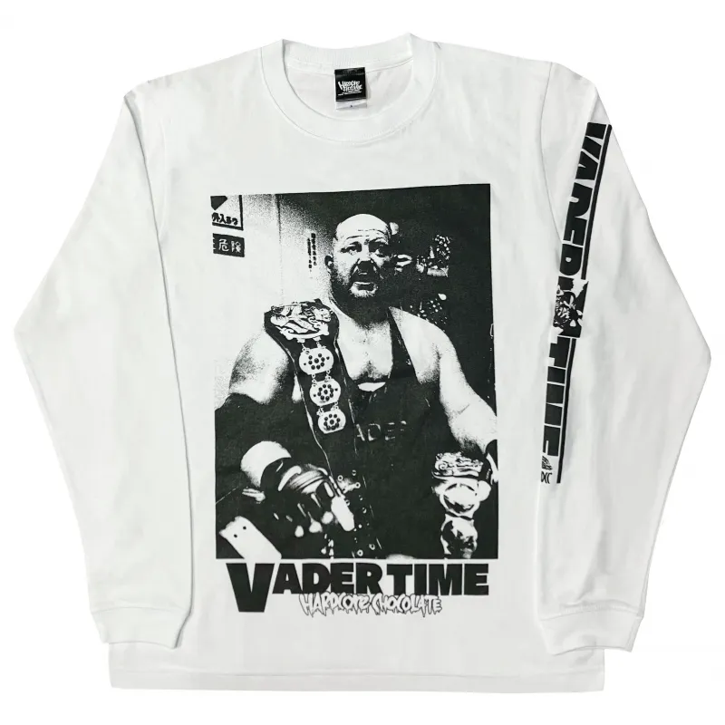 ビッグバン・ベイダー/ロングスリーブTシャツ(三冠ホワイト)
