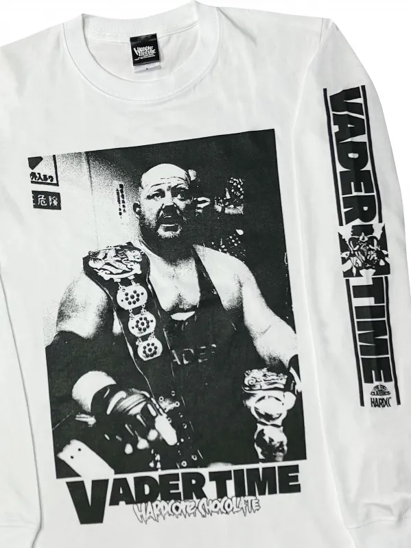 ビッグバン・ベイダー/ロングスリーブTシャツ(三冠ホワイト)
