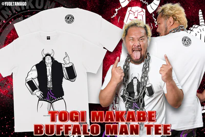 キン肉マンコラボ 真壁刀義×バッファローマン Tシャツ(2024)