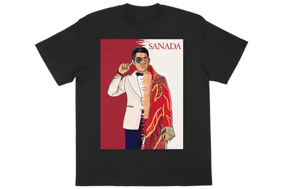 クリアランスセール】SANADA × Motoki Shiozawa アートTシャツ クリアランスセール】SANADA × Motoki Shiozawa アートTシャツ