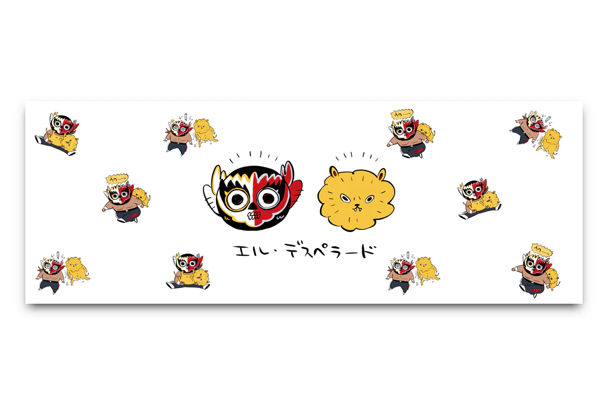 エル・デスペラード × 川尻こだま コラボスポーツタオル – プロレス