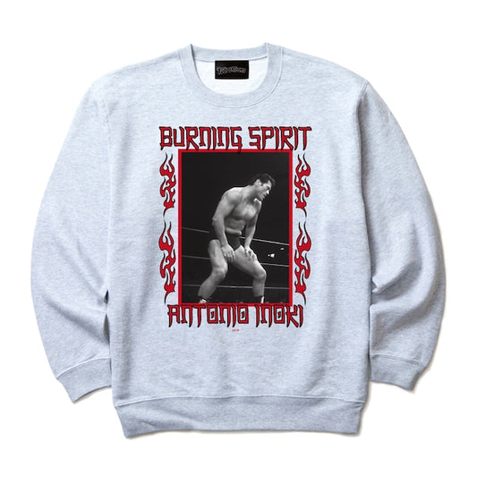 【クリアランスセール】TWOPLATOONS × アントニオ猪木 コラボレーション BURNING SPIRIT SWEAT (GRAY)