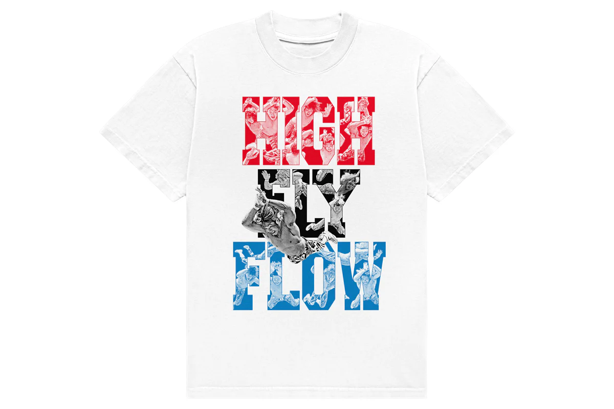 棚橋弘至「HIGH FLY FLOW」ピクチャーTシャツ