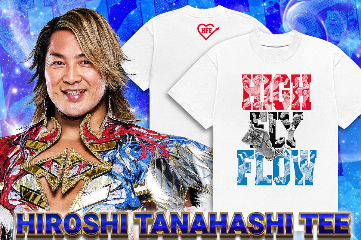 棚橋弘至「HIGH FLY FLOW」ピクチャーTシャツ