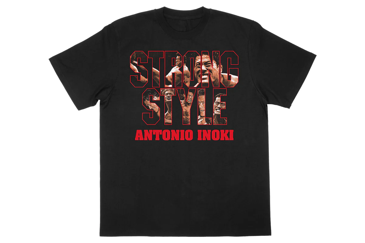 アントニオ猪木「STRONG STYLE」Tシャツ