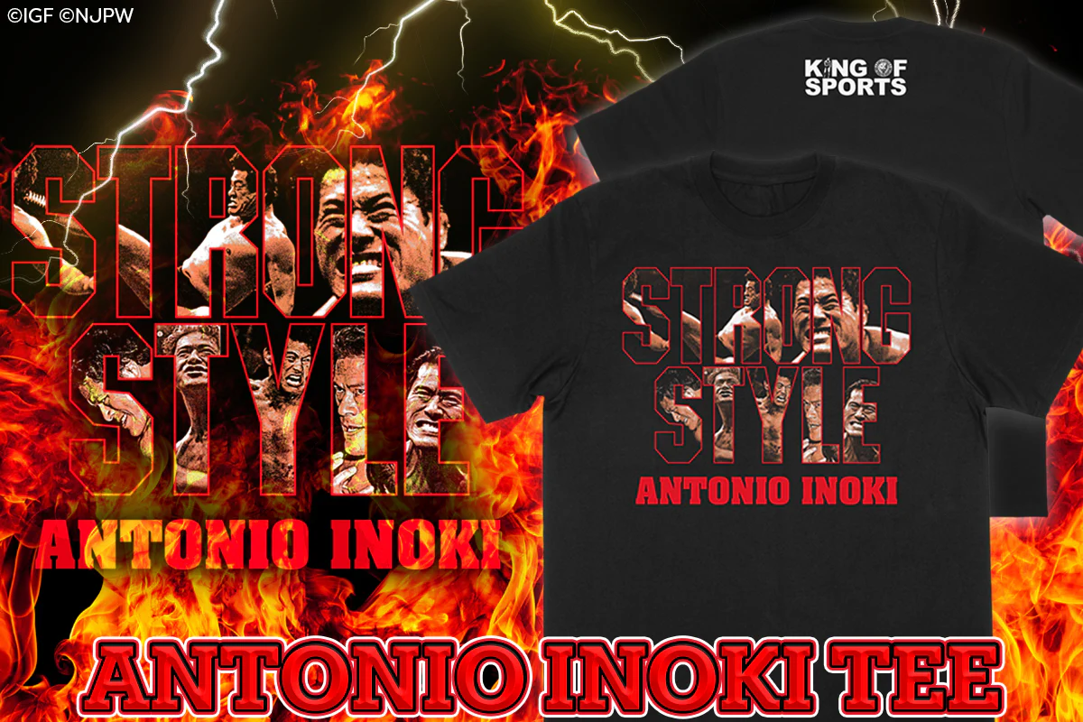アントニオ猪木「STRONG STYLE」Tシャツ