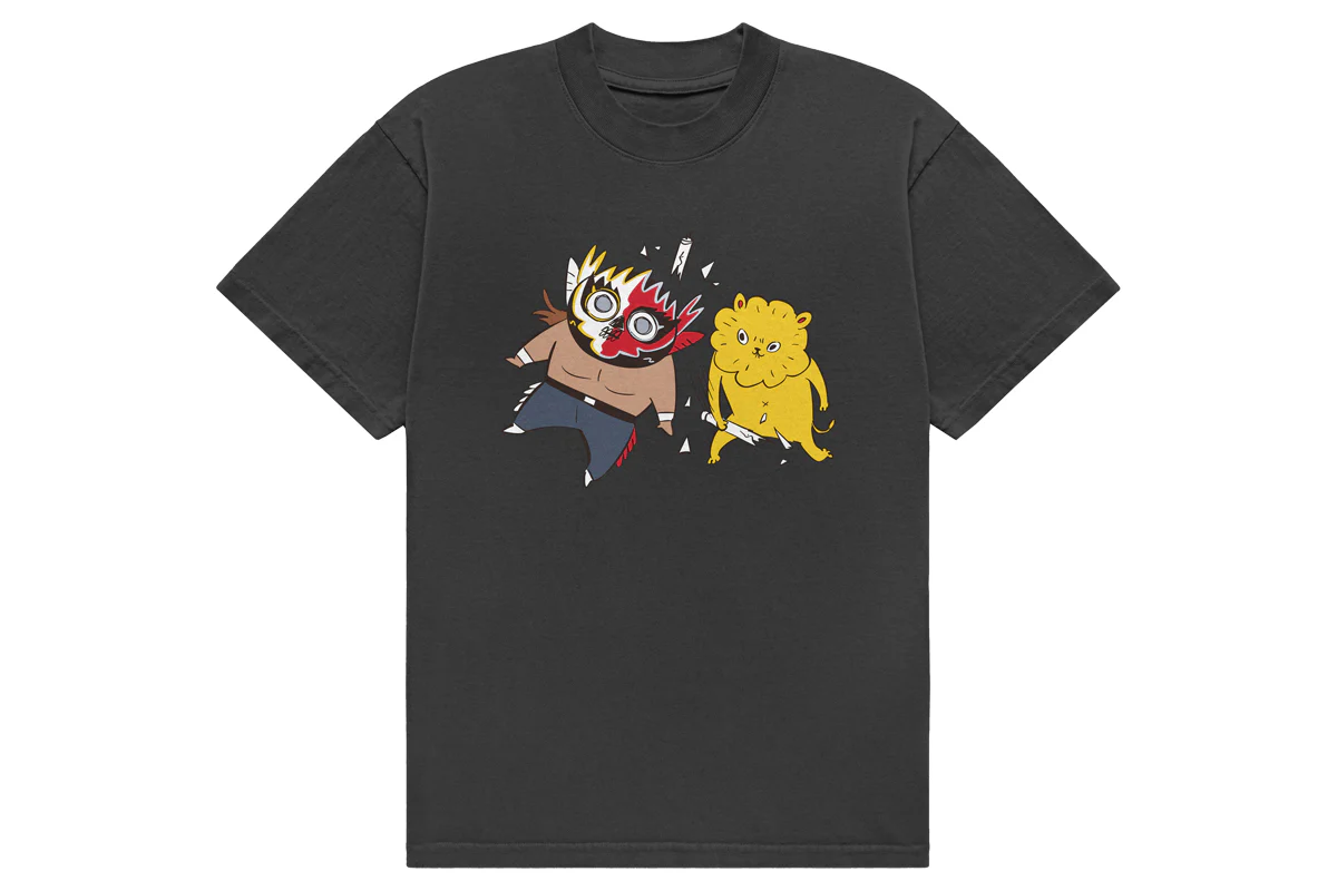 エル・デスペラード × 川尻こだま コラボTシャツ（スミ） – プロレス