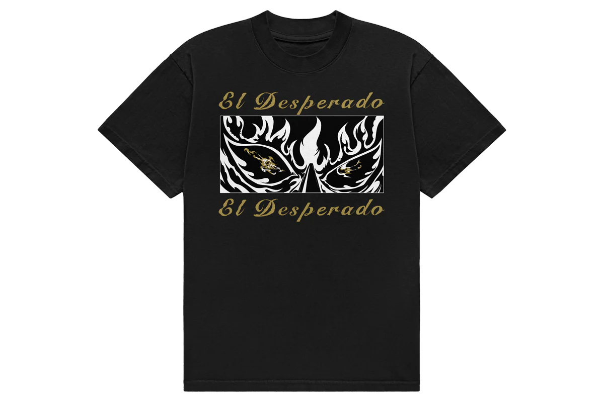 エル・デスペラード × 田中かえ コラボTシャツ（ブラック・2026