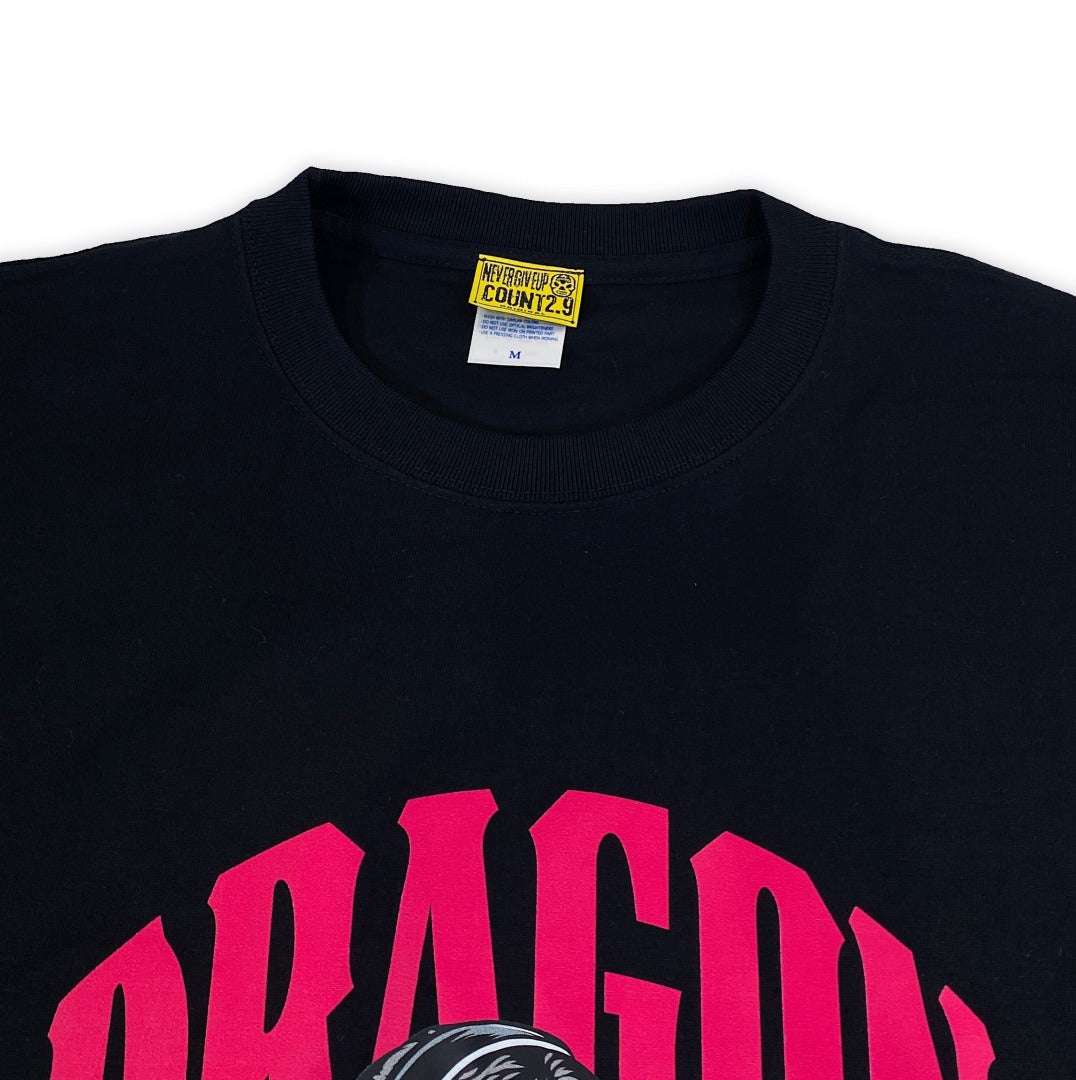 藤波辰爾 DRAGON STOP Tシャツ (ブラック)