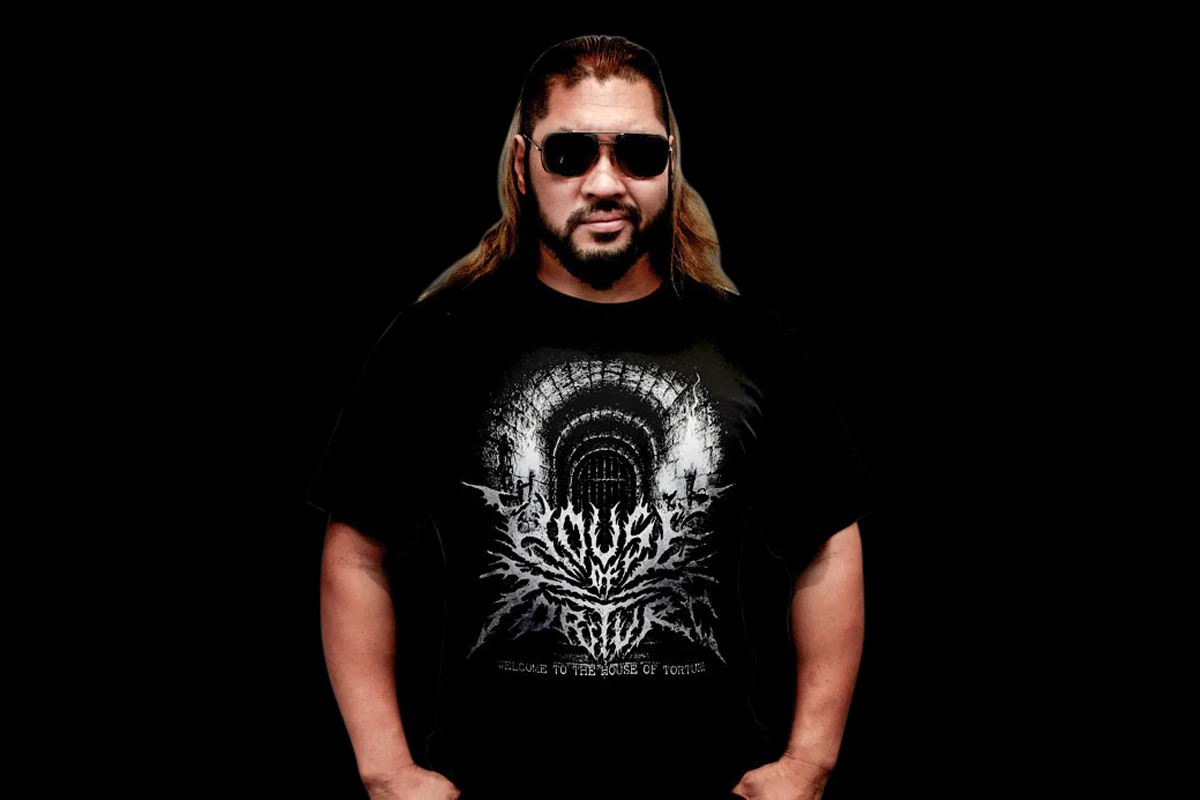 HOUSE OF TORTURE ドライTシャツ(2025・ブラック×シルバー×グレー)