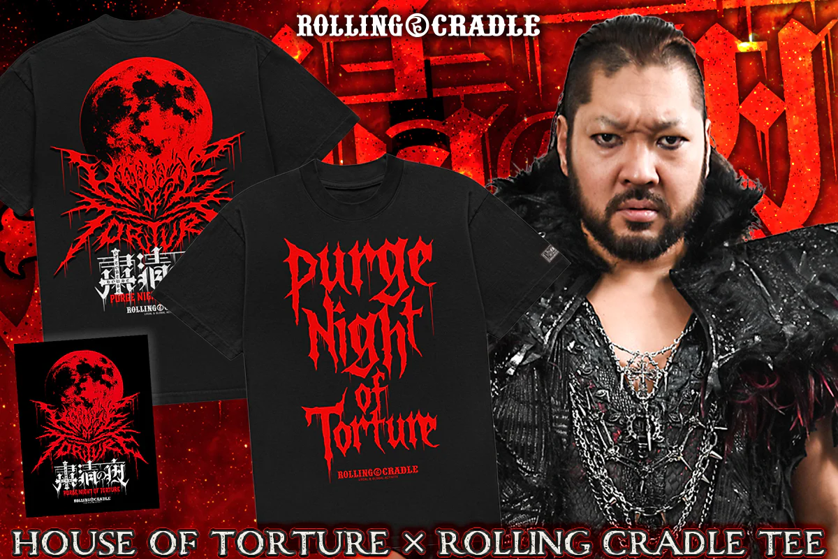 HOUSE OF TORTURE×ROLLING CRADLE「粛清の夜 ~PURGE NIGHT OF TORTURE~」Tシャツ