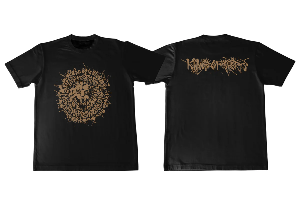 ライオンマーク ドライTシャツ（2026・ブラック×ゴールド） – プロレス