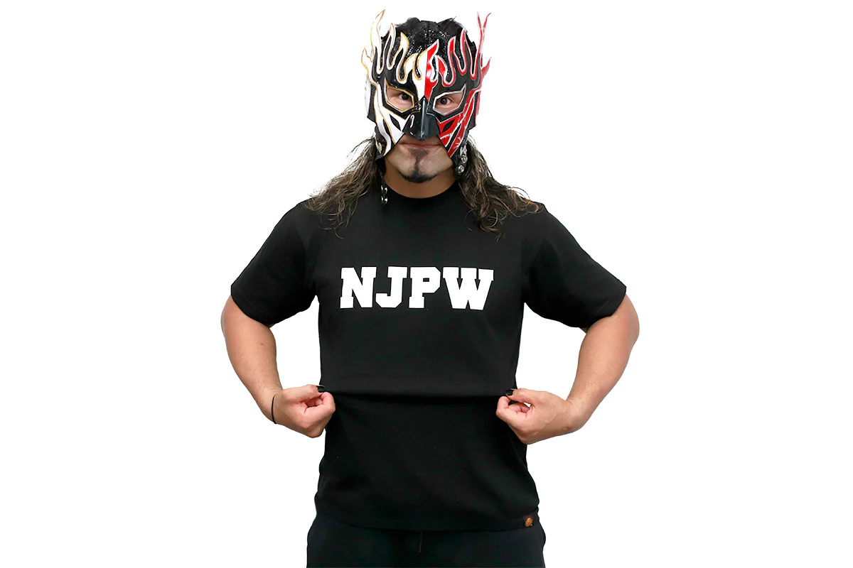 NJPW Tシャツ(2025・ブラック×ホワイト)
