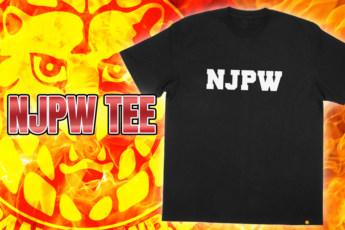NJPW Tシャツ(2025・ブラック×ホワイト)