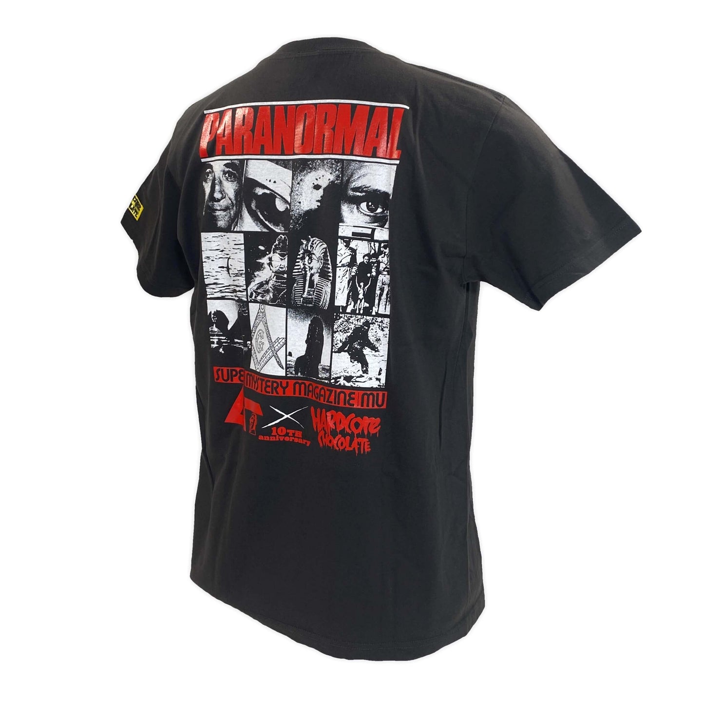 月刊ムー×コアチョコ 10th anniversary (スミ) Tシャツ