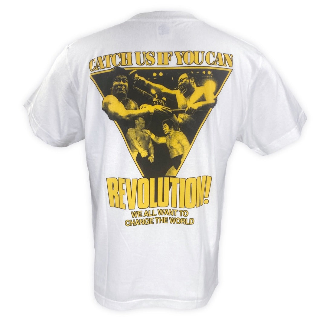 天龍源一郎x川田利明 Tシャツ (ホワイト)