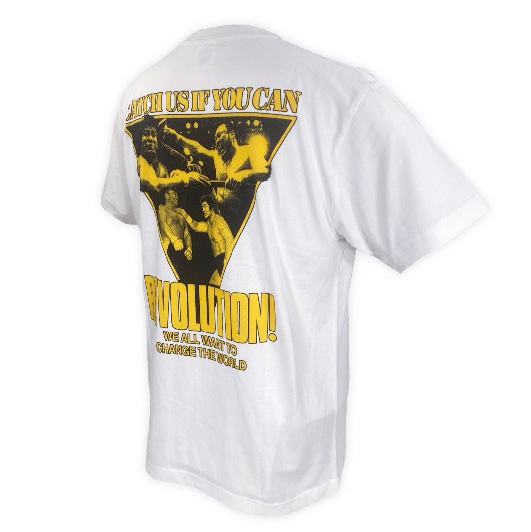 天龍源一郎x川田利明 Tシャツ (ホワイト)