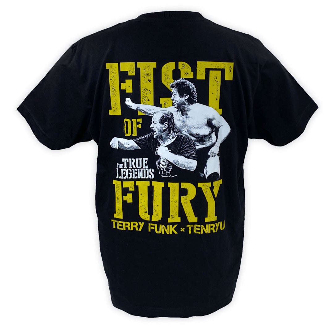 天龍源一郎xテリー・ファンク Tシャツ (ブラック)