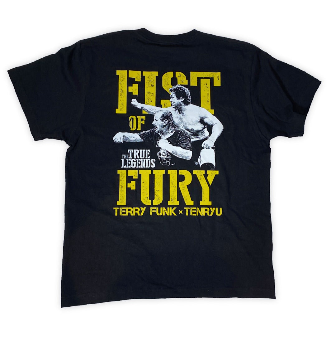 天龍源一郎xテリー・ファンク Tシャツ (ブラック)