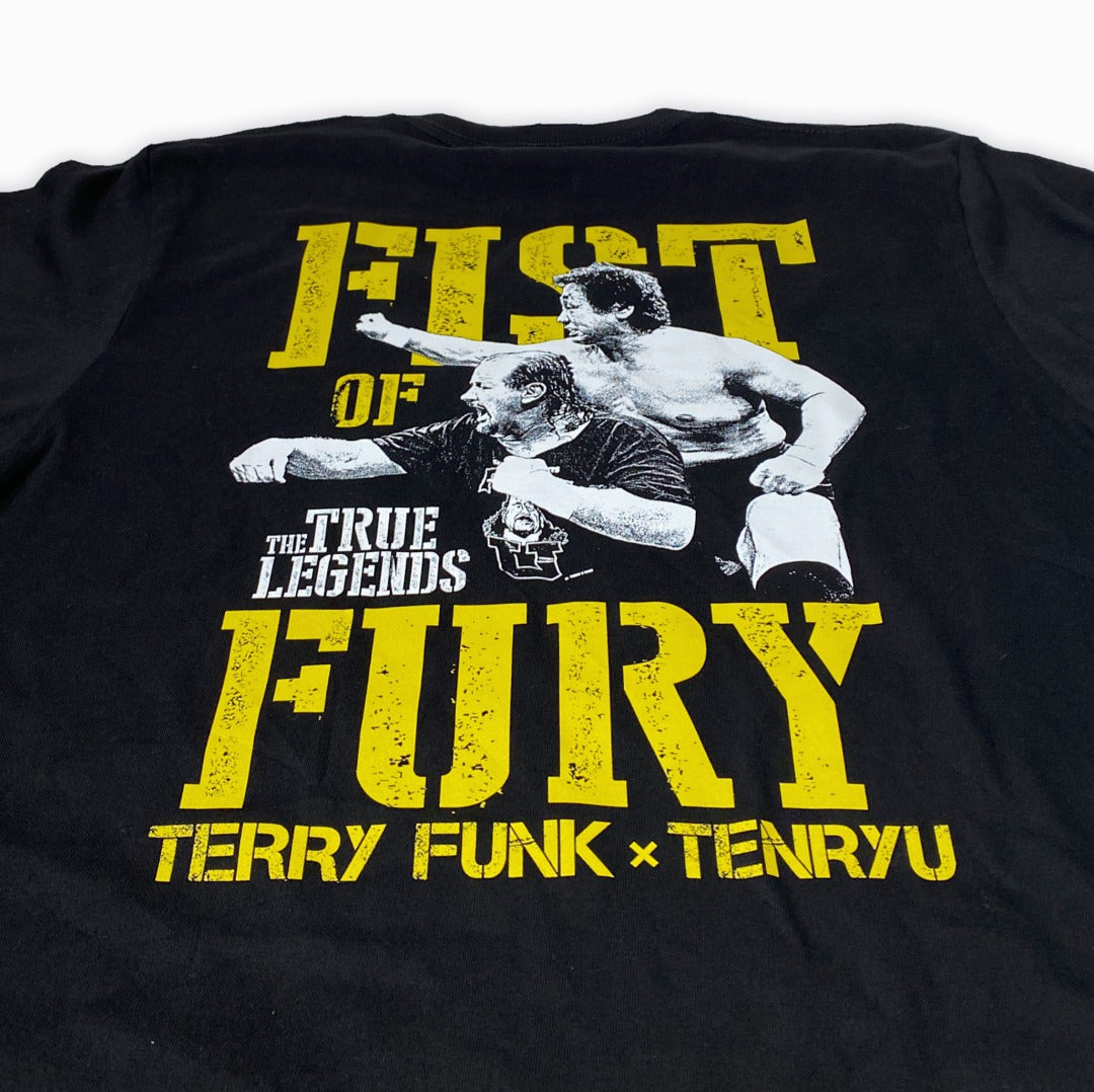 天龍源一郎xテリー・ファンク Tシャツ (ブラック)