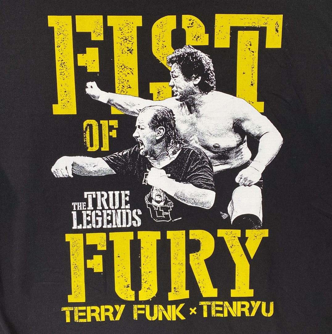 天龍源一郎xテリー・ファンク Tシャツ (ブラック)