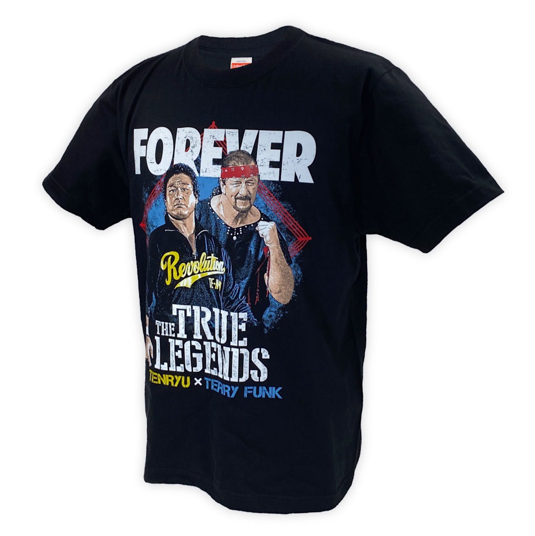 天龍源一郎xテリー・ファンク Tシャツ (ブラック)
