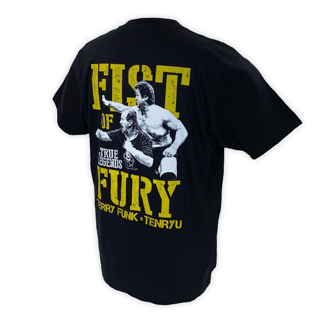 天龍源一郎xテリー・ファンク Tシャツ (ブラック)