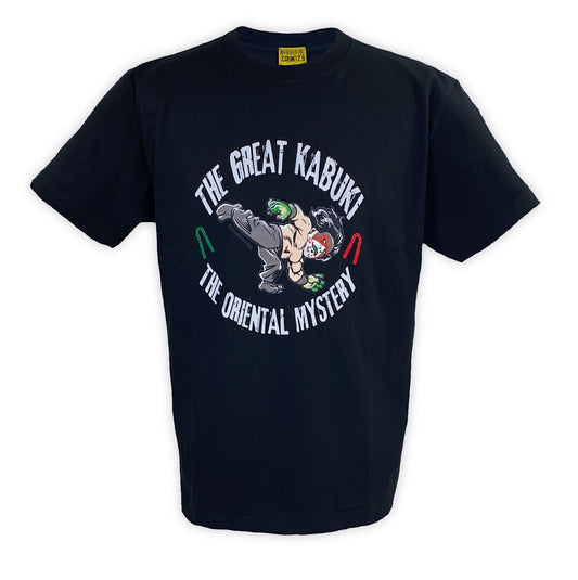 ザ・グレート・カブキ The Oriental Mystery Tシャツ (ブラック)