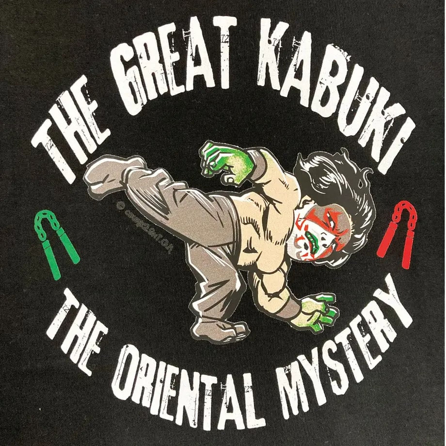 ザ・グレート・カブキ The Oriental Mystery Tシャツ (ブラック)