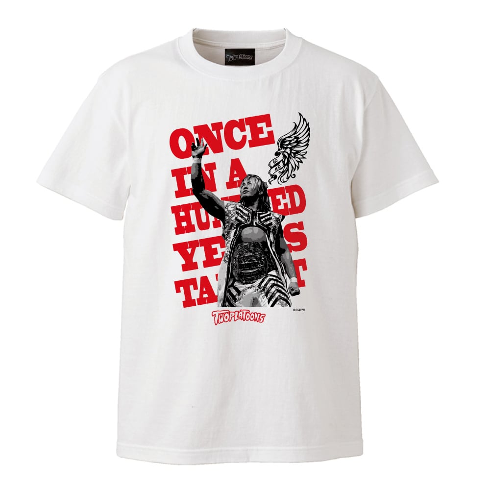 【再入荷なし】TWOPLATOONS × 棚橋 弘至 コラボレーション-T / WHITE