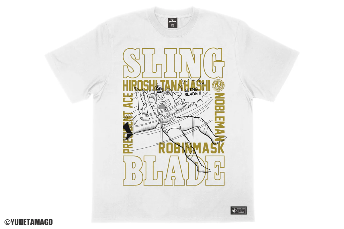キン肉マン✖️31 個 たかちこ キン肉マンコラボ 棚橋弘至×ロビンマスク「SLING BLADE」Tシャツ