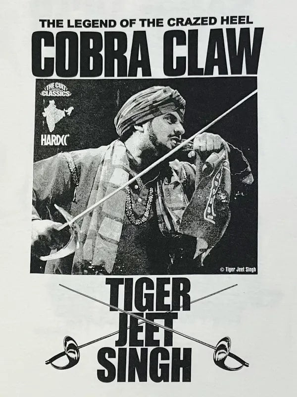 タイガー・ジェット・シン/襲撃! (狂乱・バニラホワイト) Tシャツ