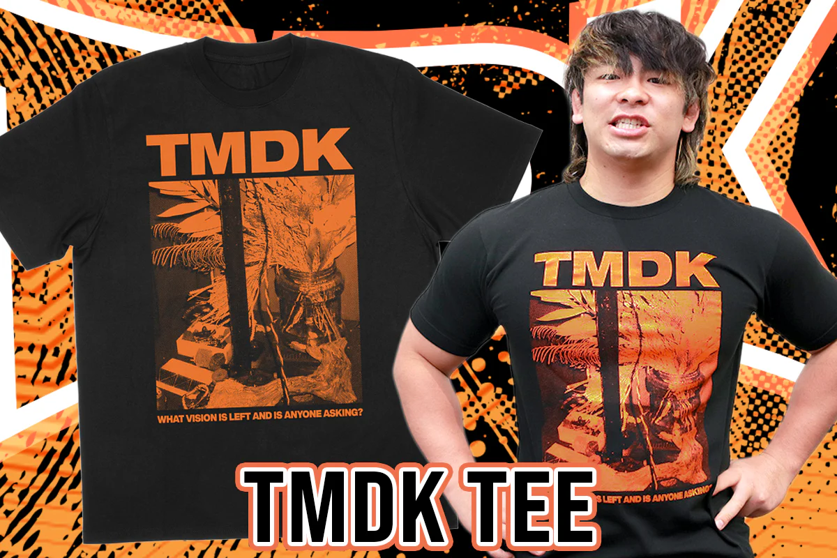 TMDK「VISION」Tシャツ(ブラック×オレンジ)