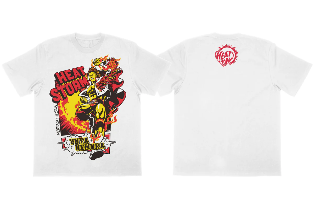 上村優也「HEAT STORM」イラストTシャツ(2025)