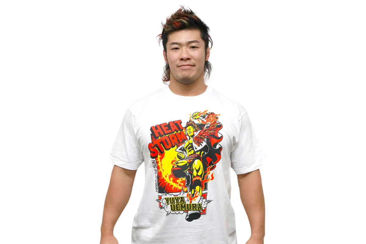 上村優也「HEAT STORM」イラストTシャツ(2025)