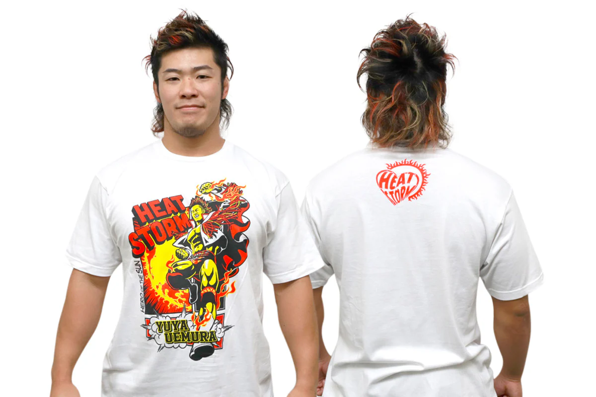 上村優也「HEAT STORM」イラストTシャツ(2025)