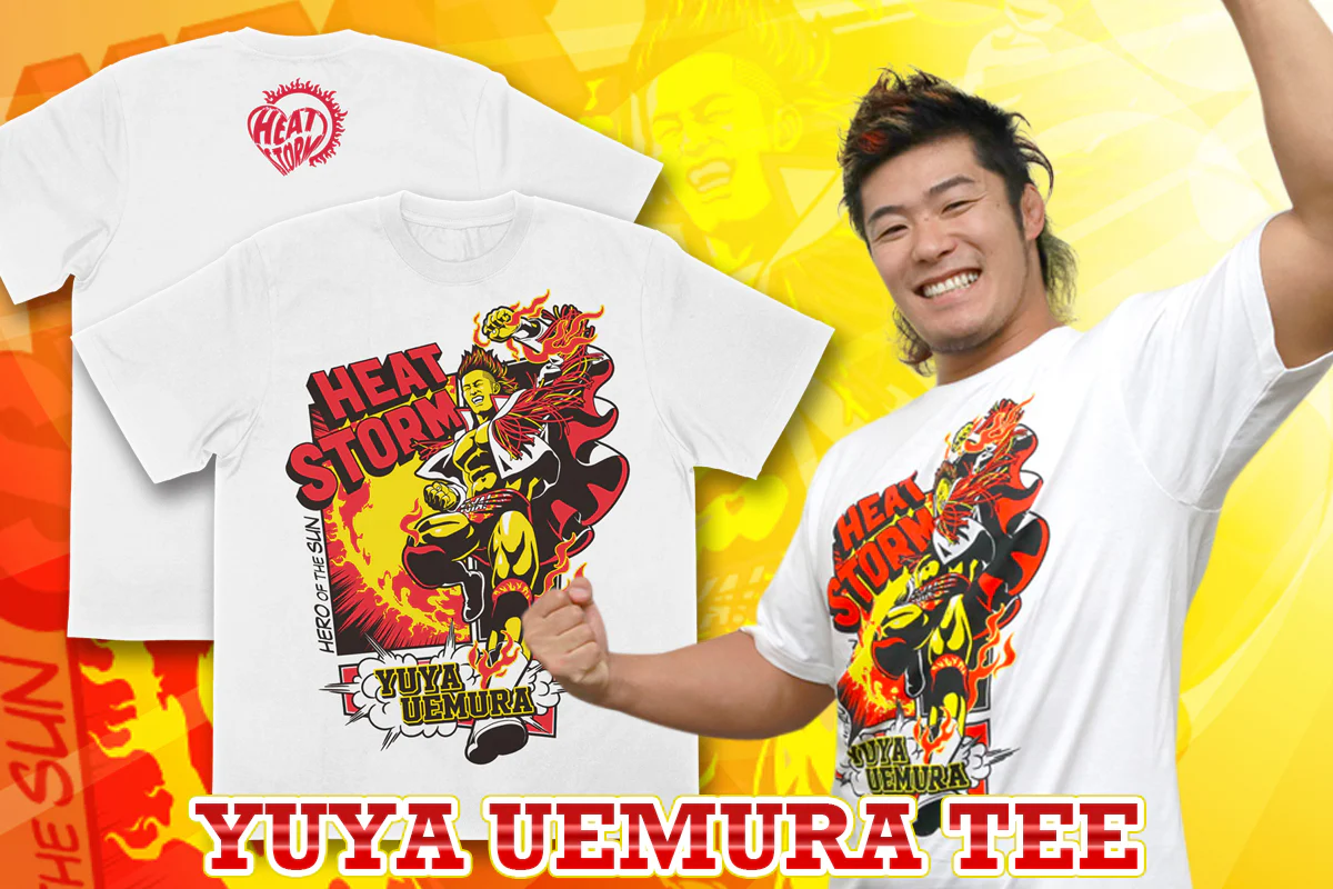 上村優也「HEAT STORM」イラストTシャツ(2025)