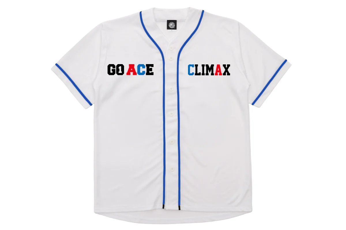 棚橋弘至「GO ACE CLIMAX」べースボールシャツ