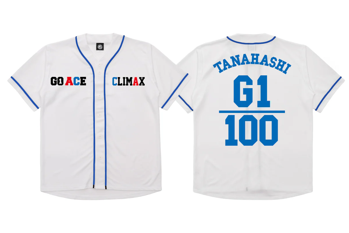 棚橋弘至「GO ACE CLIMAX」べースボールシャツ