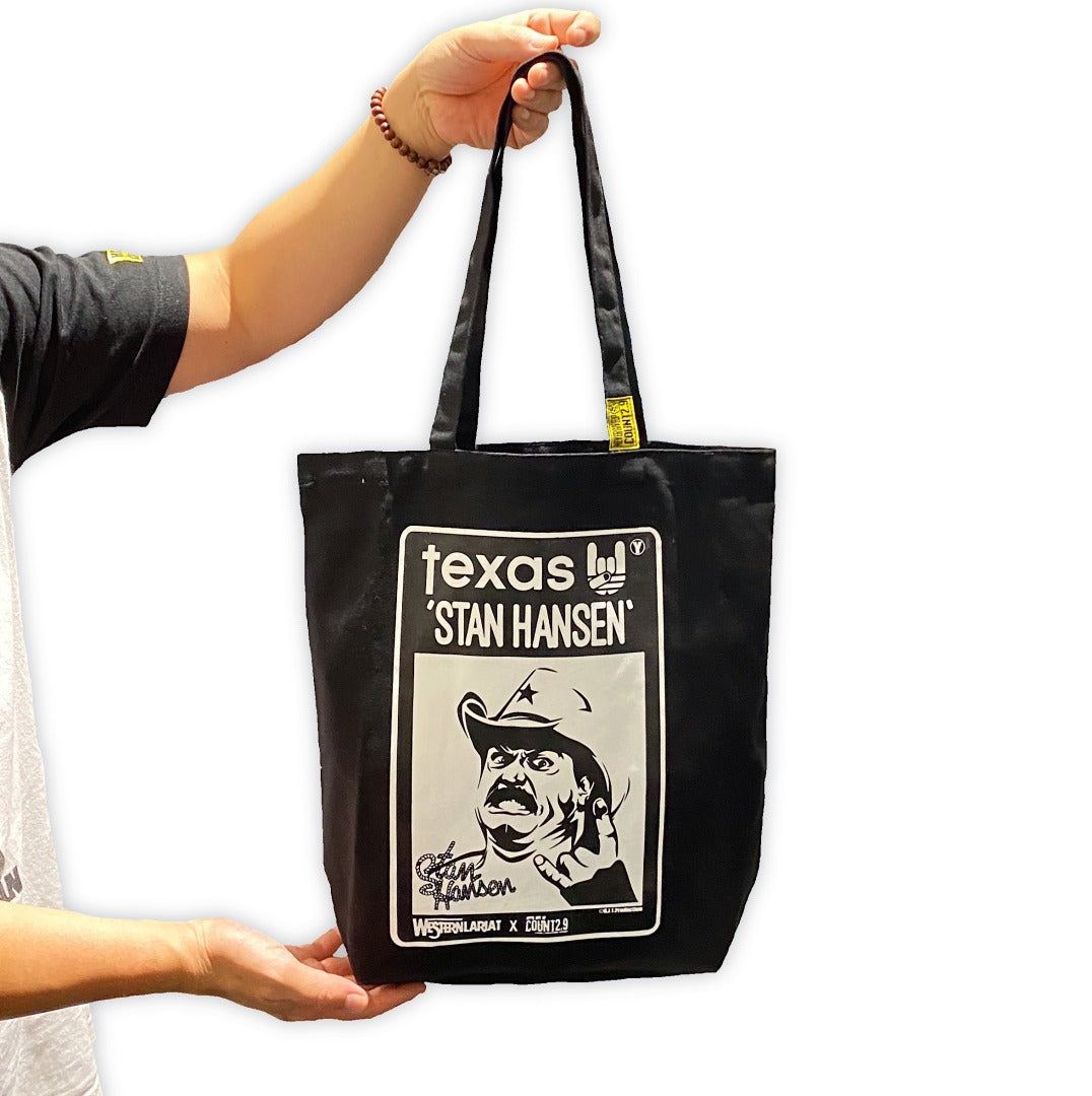 スタンハンセン × Count2.9 トートバッグ (ナチュラルブラック)