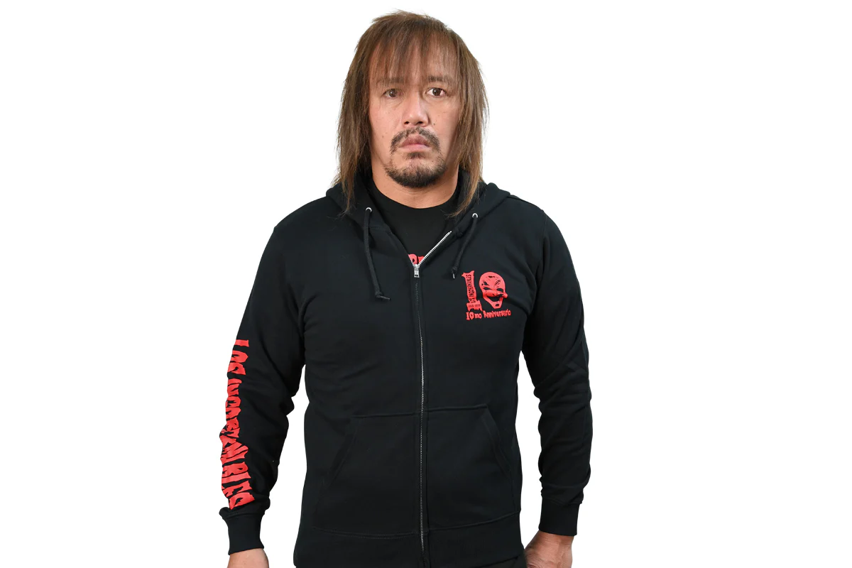 内藤哲也 ロス・インゴベルナブレス パーカー 2025(レッド)