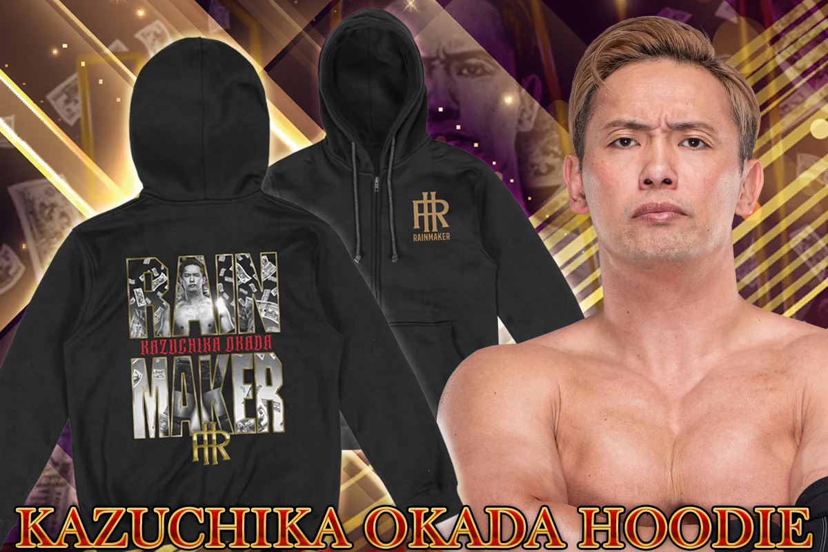 オカダ・カズチカ「RAINMAKER」パーカー(2026)